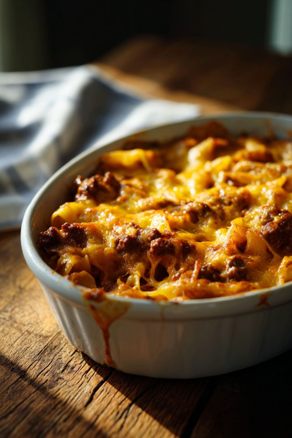 Indulgent Low-Fat Hamburger Casserole: Comfort Without Heaviness